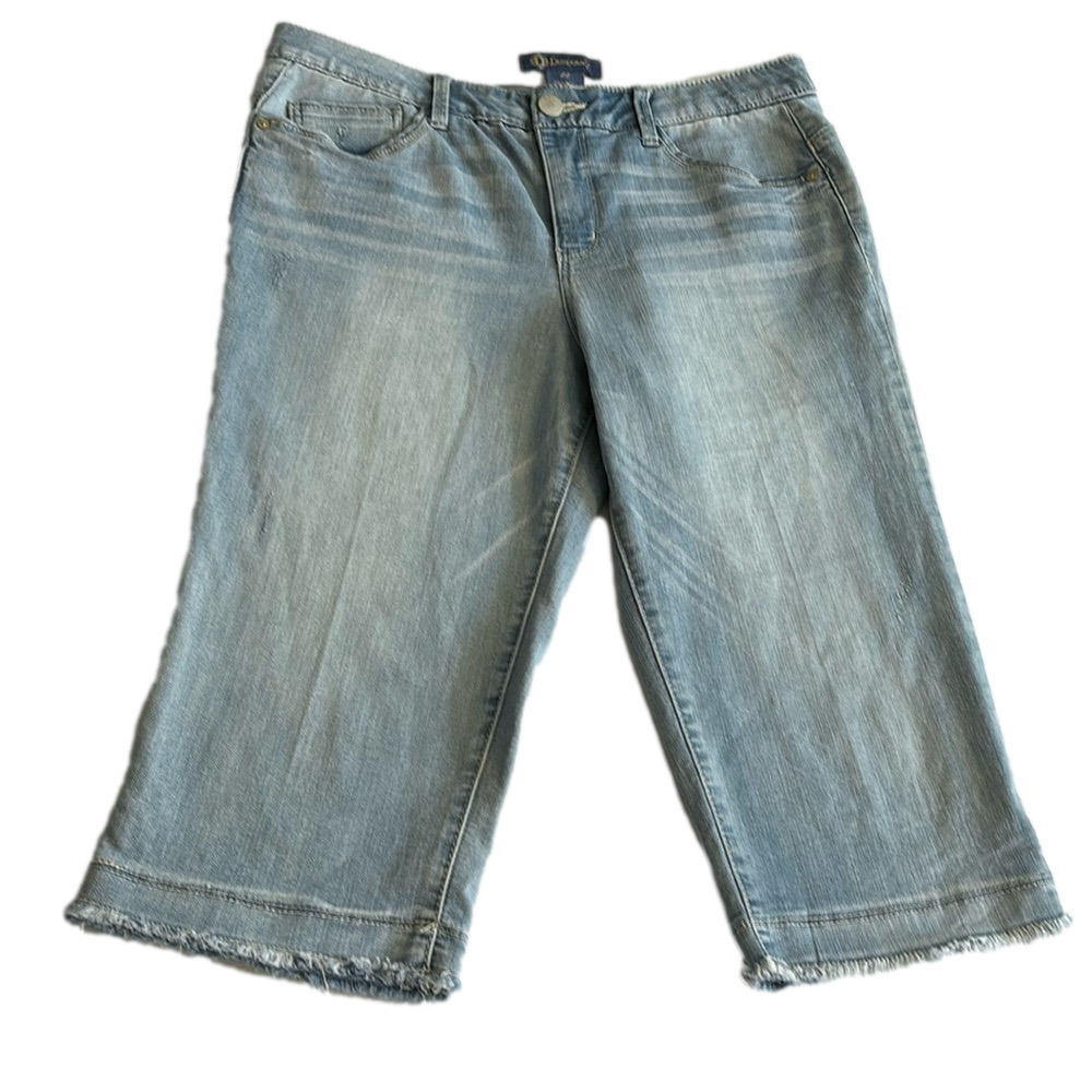 Democracy Ab solution Skimmers jean Bermuda shorts, size 12